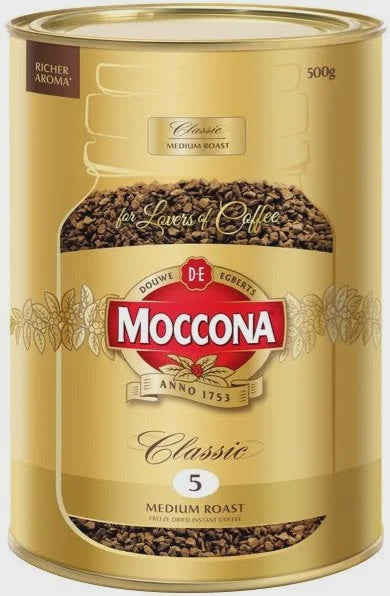 Moccona Classic Medium Roast Instant Coffee 500g