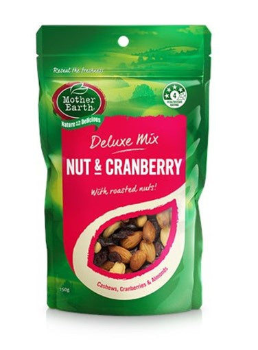 Mother Earth Deluxe Mix Cranberry 150g