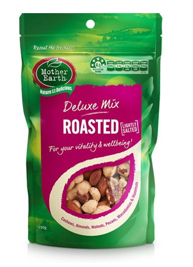 Mother Earth Deluxe Supreme Nut Mix Light Salted 150g