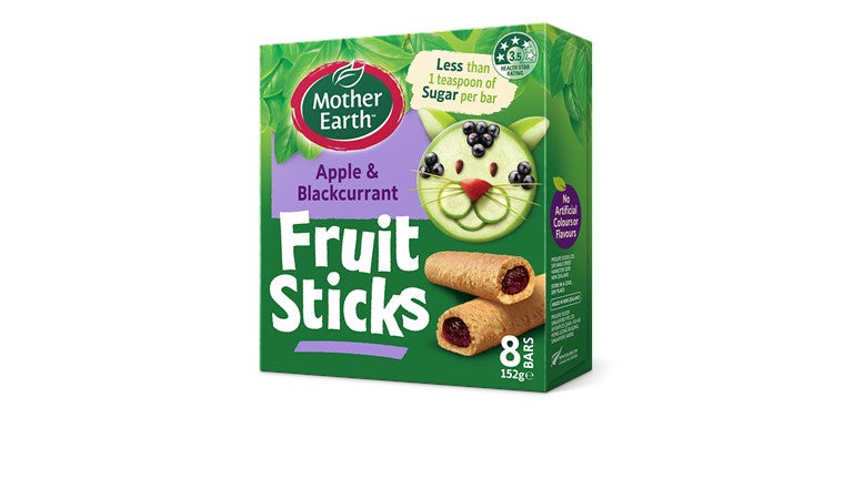 Mother Earth Fruit Sticks Apple & Blackcurrant 152g