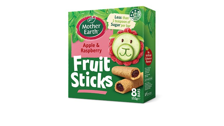 Mother Earth Fruit Sticks Raspberry 152g