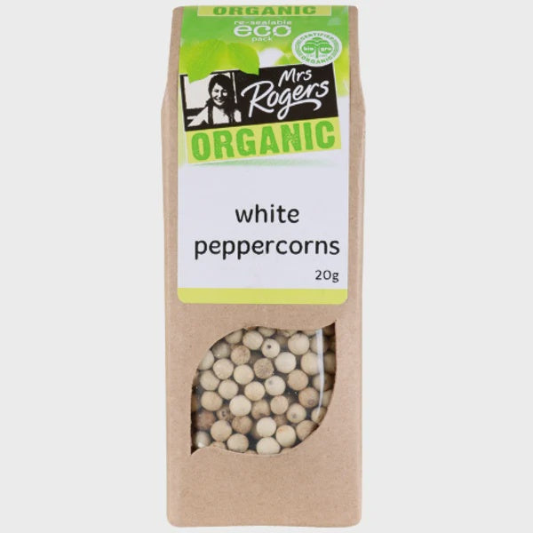 Mrs Rogers Ground White Pepper 20g