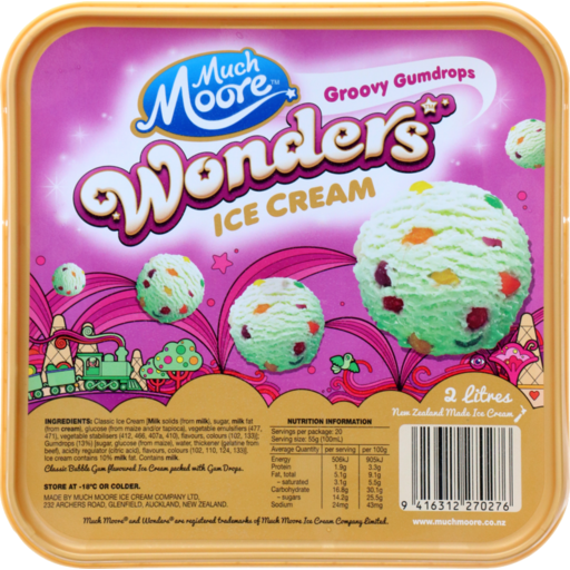 Much Moore Awesome Ice Cream Goody Gumdrops 2L