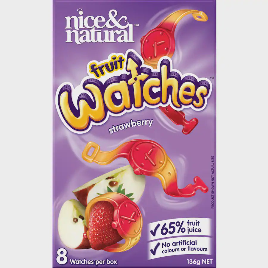 Nice & Natural Fruit Watches Snacks 8pk 136g