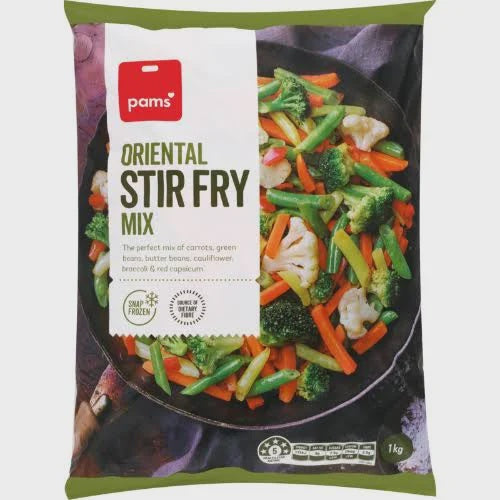 Pams Classic Stir Fry Mix 1kg