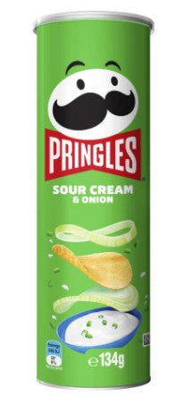 Pringles Sour Cream & Onion Potato Chips 134g