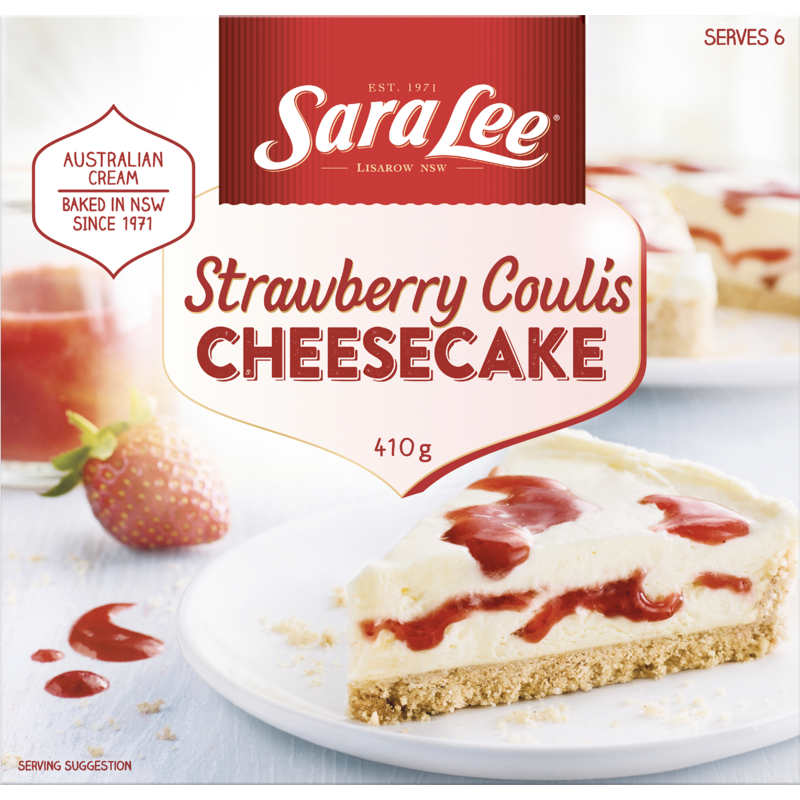 Sara Lee Cheesecake Strawberry Coulis 410g