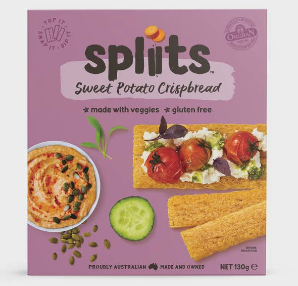 Spliits Crispbread Sweet Potato 130g