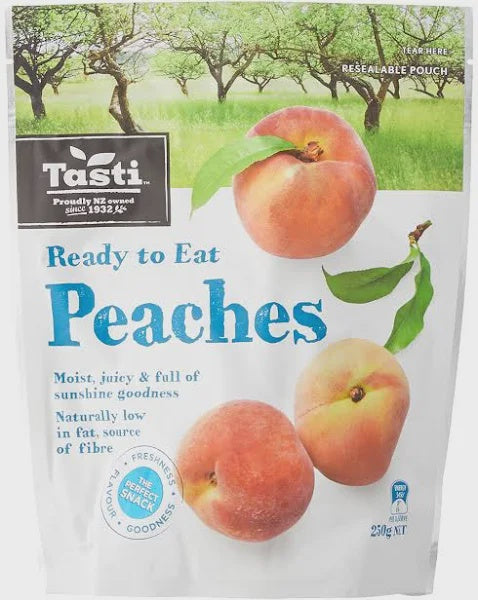 Tasti Ready to Eat Peaches 250g