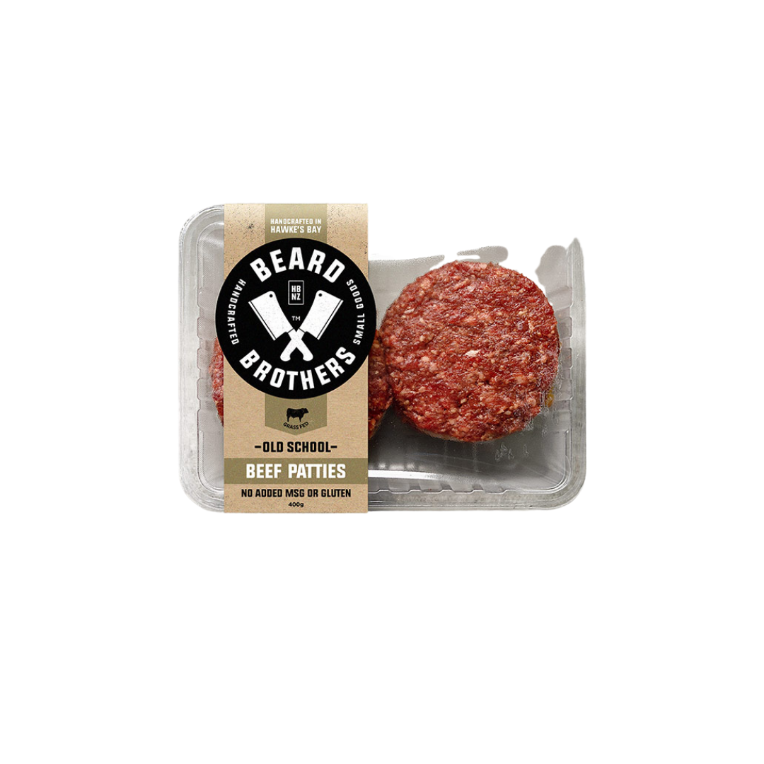 Beard Brothers Beef Patties 400g