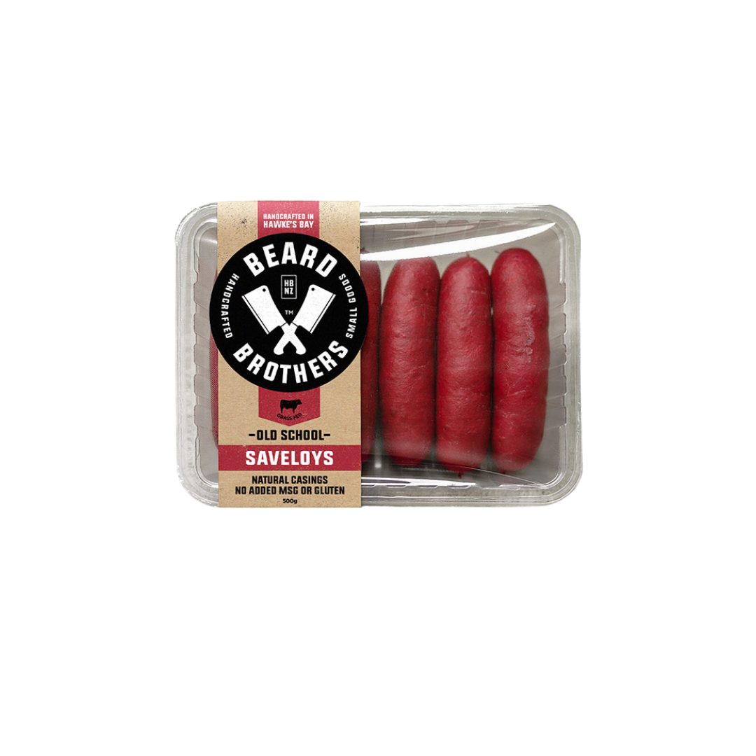 Beard Brothers Beef & Blue Cheese Sausages