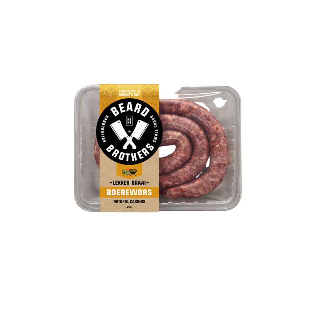 Beard Brothers Boerewors Sausages 450g