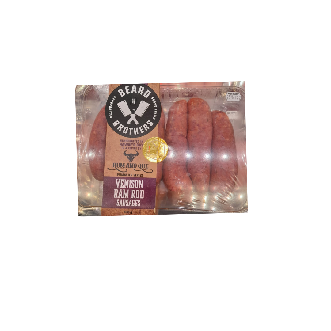 Beard Brothers Venison Ram Rod Sausages 500g