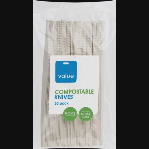 Value Compostable Knives 50pk