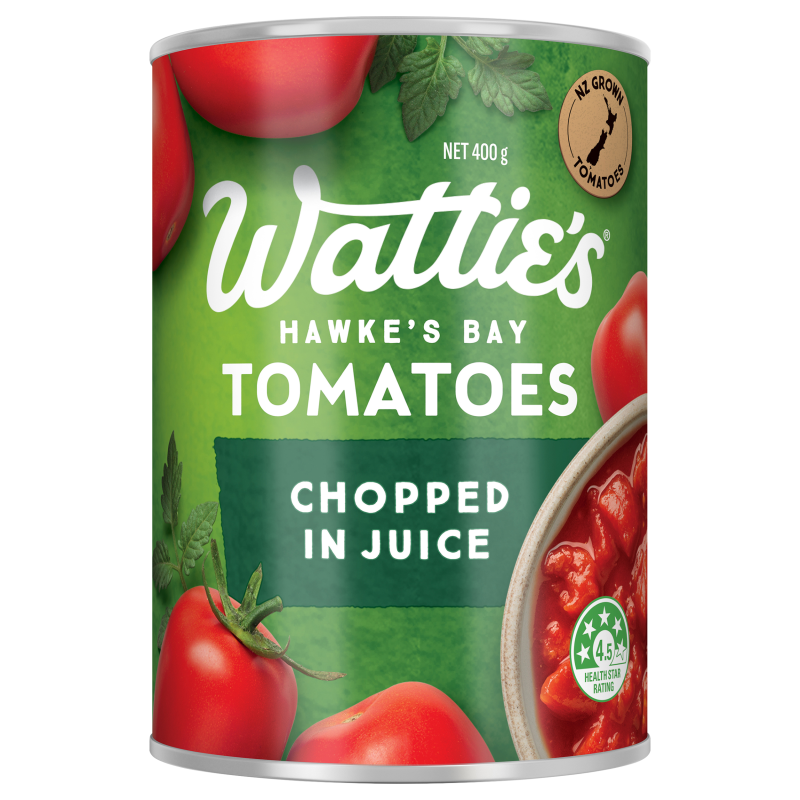 Watties Chopped In Juice Tomatoes 400g