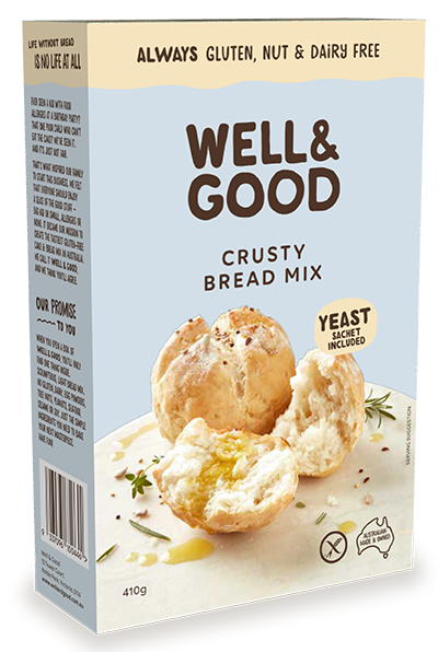 Well & Good Gluten Free Crusty Bread Mix 410g