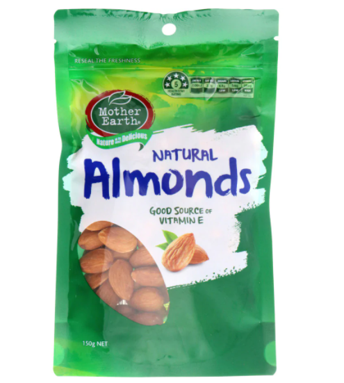 Mother Earth Almonds Natural 150g