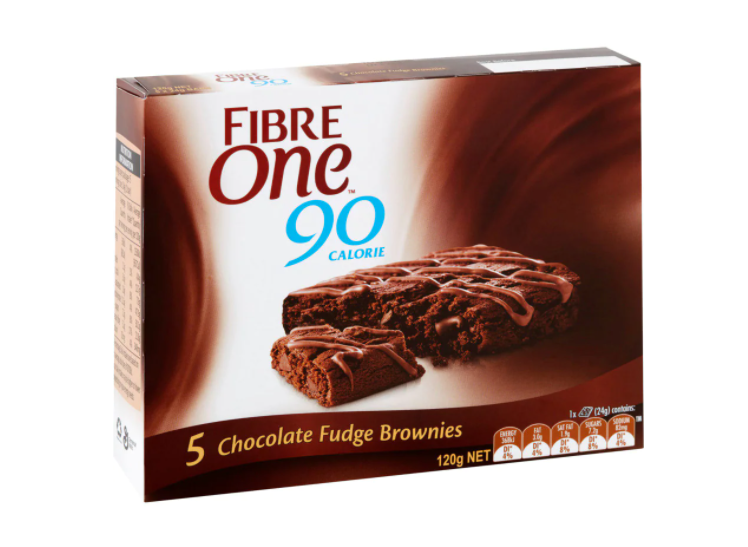 Fibre One Chocolate Fudge Brownies 5pk 120g