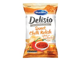 Delisio Potato Chips Sweet Chilli Relish 140g