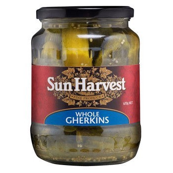 Sun Harvest Whole Gherkins 670g