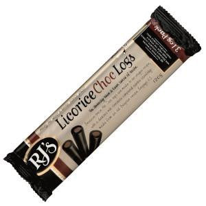 RJs Licorice Chocolate Logs Triple 120g