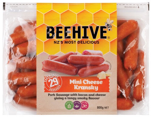 Beehive Mini Cheese Kransky 800g