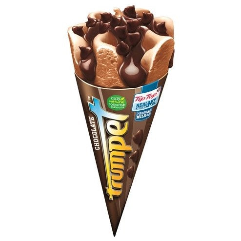 Tip Top Trumpet Ice Cream On Cone Chocolate 110ml