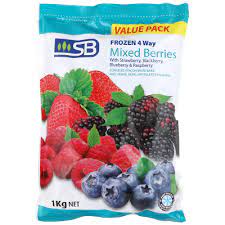 SB Frozen 4 Way Mixed Berries 1kg