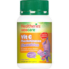 Healtheries Kidscare VitC + Echinacea Tab 60pk