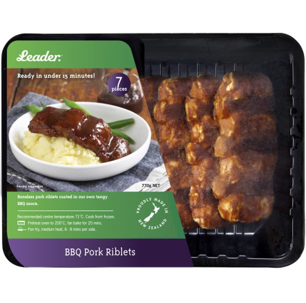 Leader BBQ Pork Riblets 660g