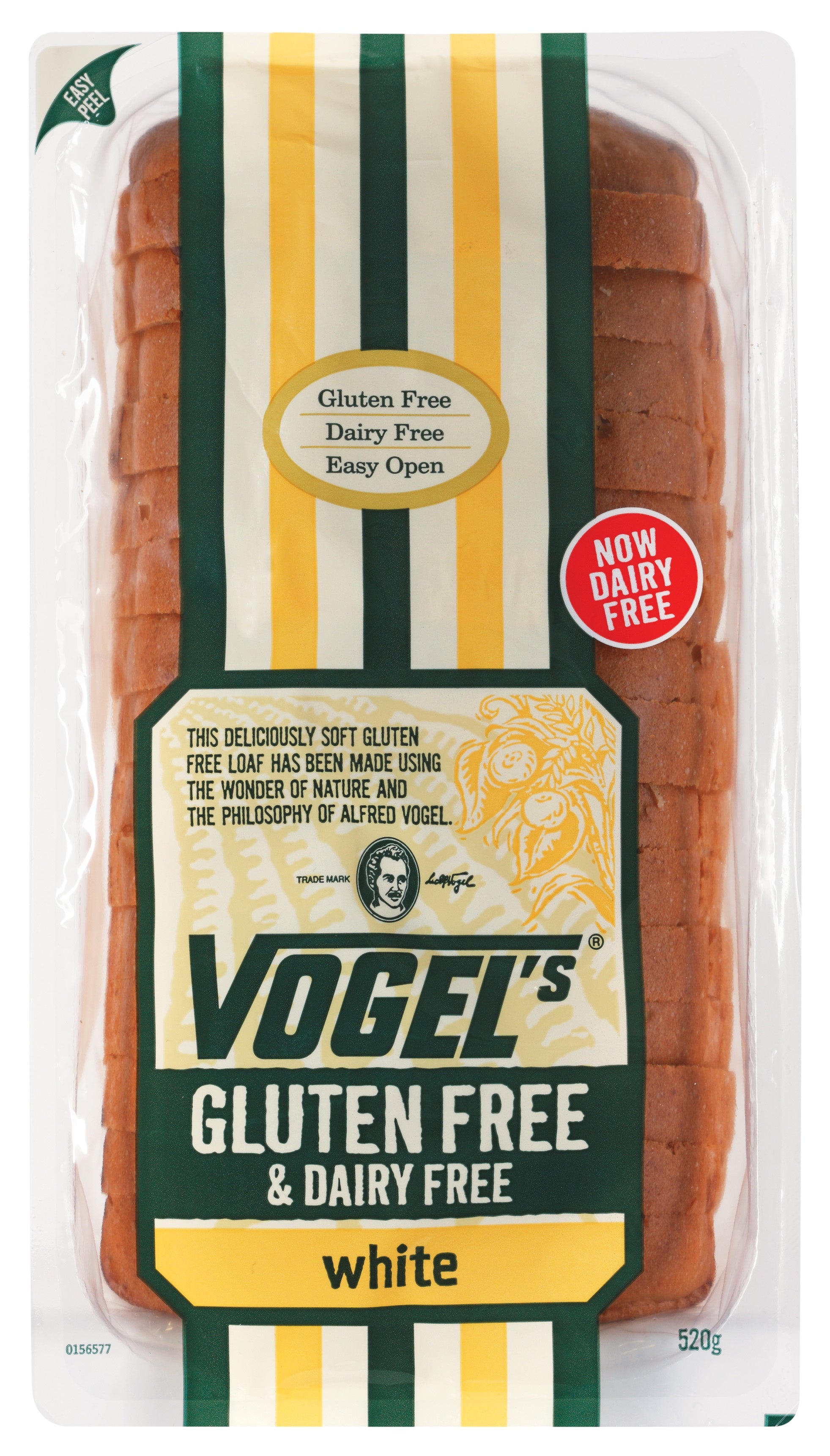 Vogels Gluten Free White 520g