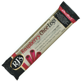 RJs Raspberry Choc Logs Triple 120g