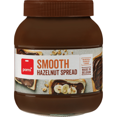 Pams Hazelnut Spread Smooth 750g