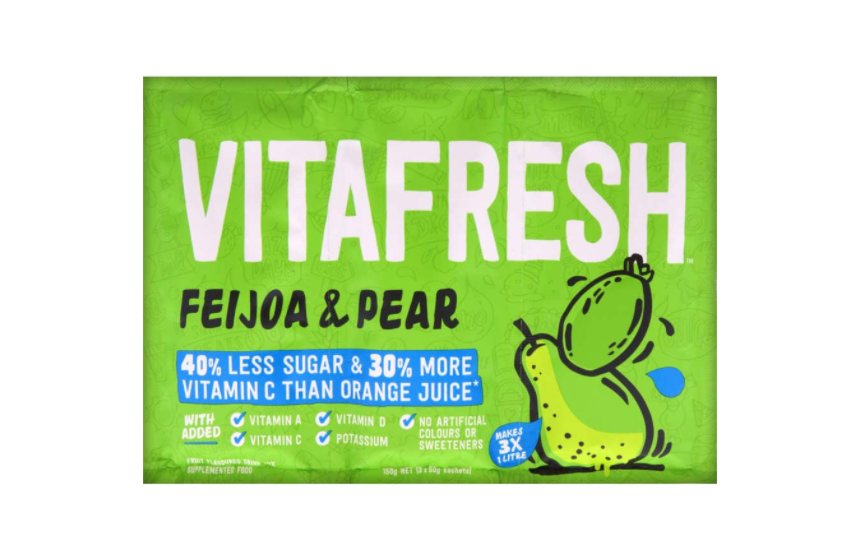 Vitafresh  Feijoa & Pear Drink Flavoured Mix 3pk 150g