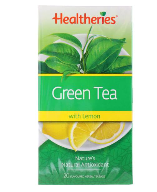 Healtheries Green Tea With Lemon 40pk