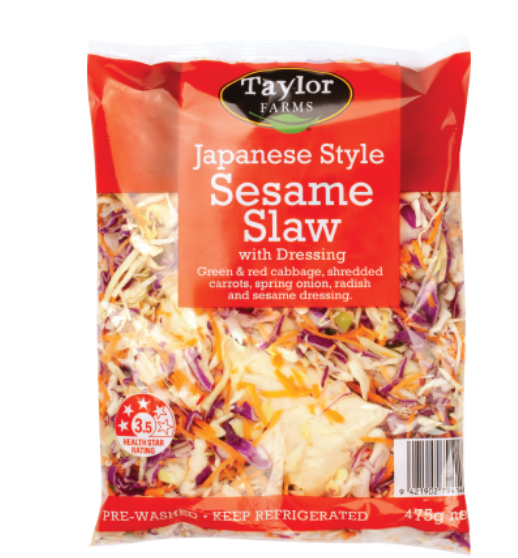 Taylor Farms Japanese Style Sesame Slaw 475g