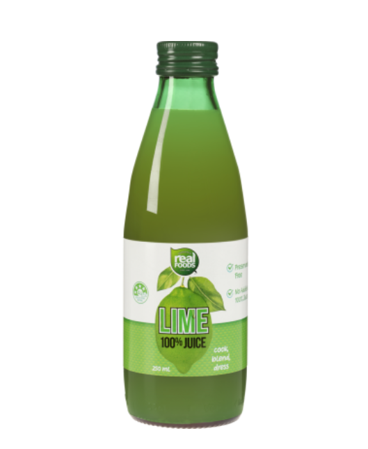 Real Foods Lime Juice 250ml