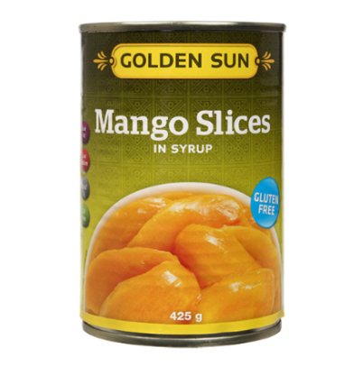 Golden Sun Gluten Free Mango Slices In Syrup 425g